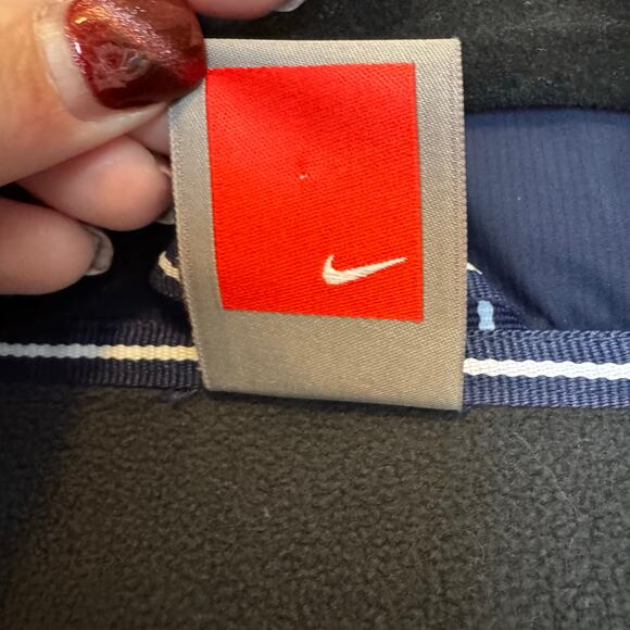 Nike Softshell Fleece Lined Navy Full Zip Jacket XL - Picture 11 of 14